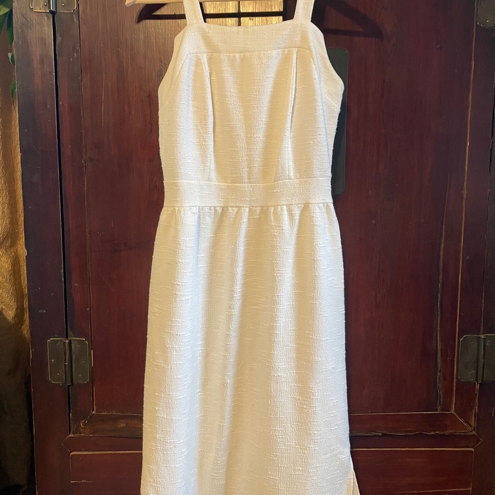 Vintage White Sleeveless Dress JcPennys Collection